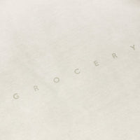 GROCERY TEE-069 DIRTY WASHED INVOICE POCKET TEE/ FADED WHITE