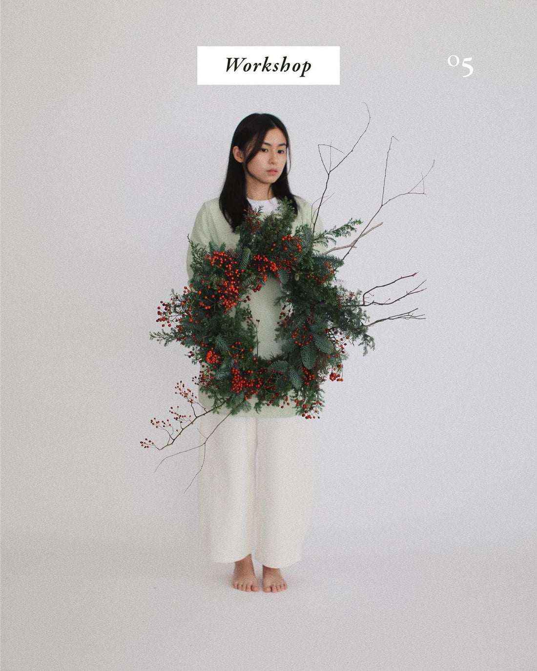 CHRISTMAS WREATH WITH ROOM SPRAY WORKSHOP 2024