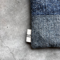 Needle punched phone pouch - Denim