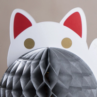 Pet-Friendly Fortune Cat Paper Diffuser Set 50ml - Cat Grass & Lavender