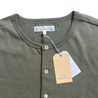 merz b. schwanen 207 Henley Tee 40 Army - Large