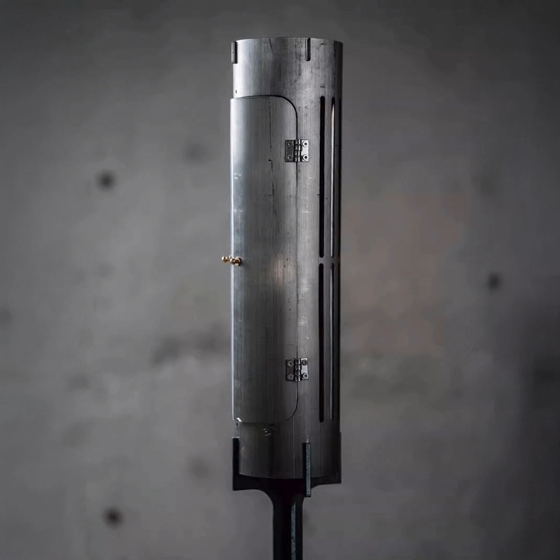 Industrial Metal Candle Stand