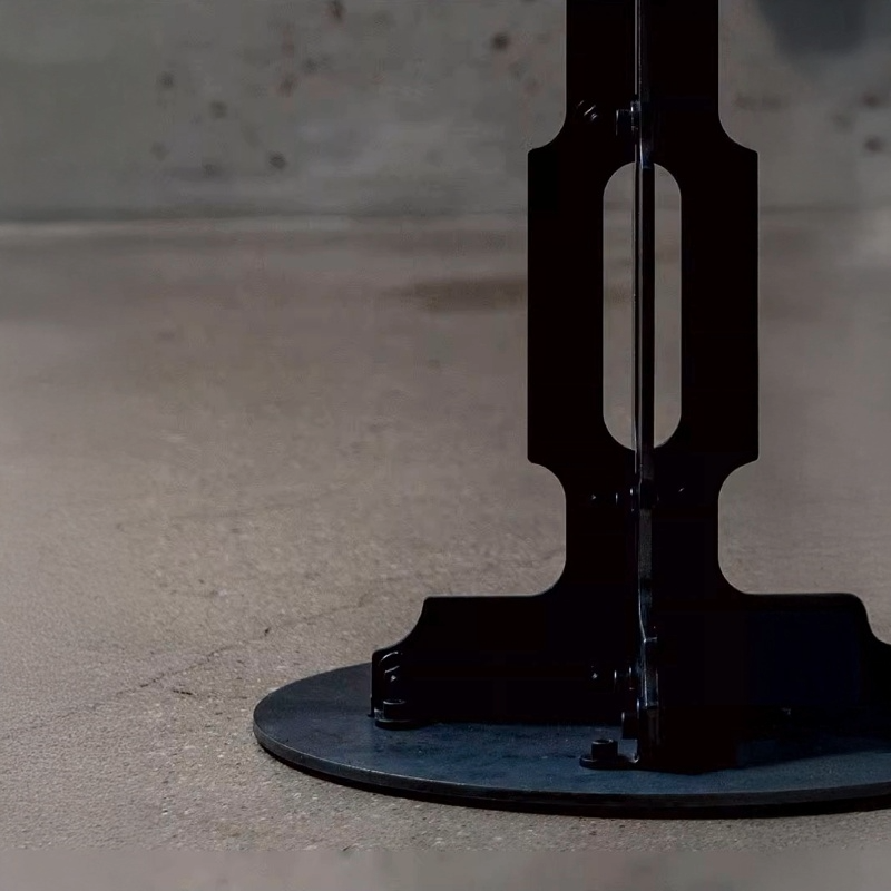 Industrial Metal Candle Stand