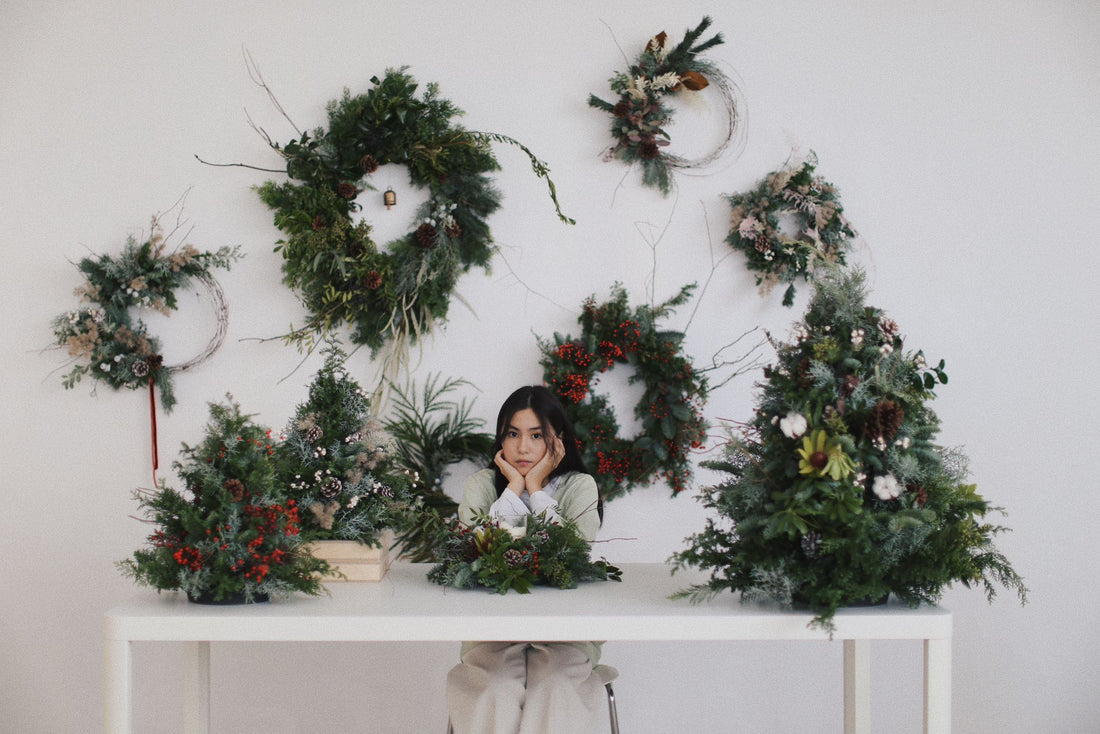 CHRISTMAS WREATH WITH ROOM SPRAY WORKSHOP 2024