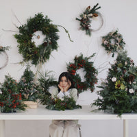 CHRISTMAS WREATH WITH ROOM SPRAY WORKSHOP 2024