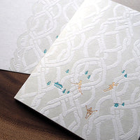 Scented Letterpress Christmas Card - warmth - yarn
