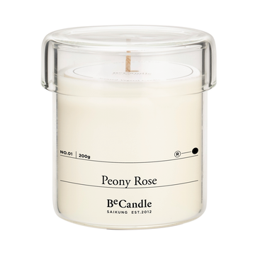 Scented Candle, 200g - No. 01 Peony Rose