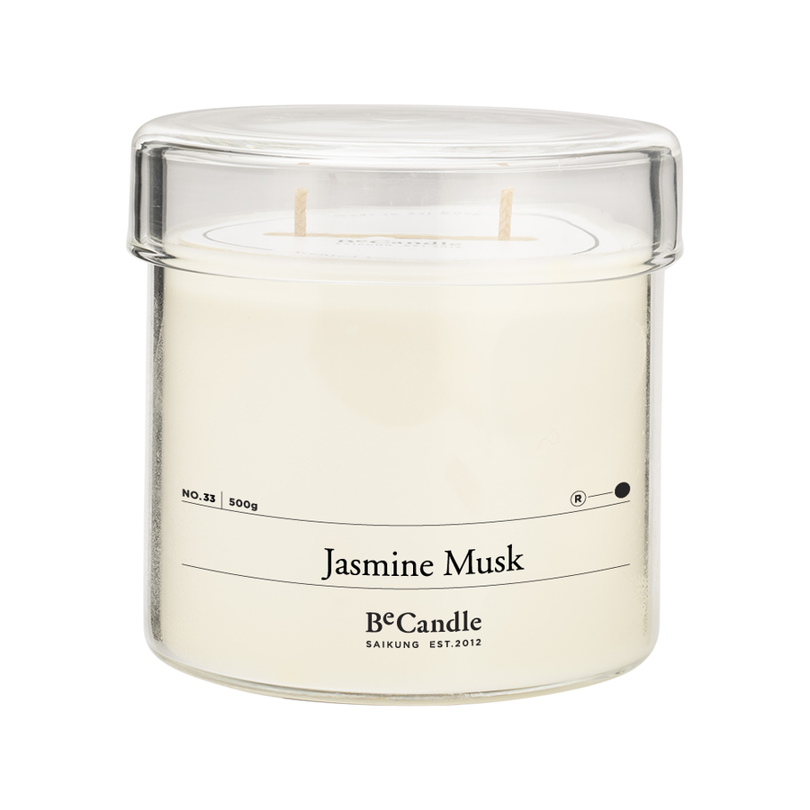Scented Candle, 500g - No. 33 Jasmine Musk