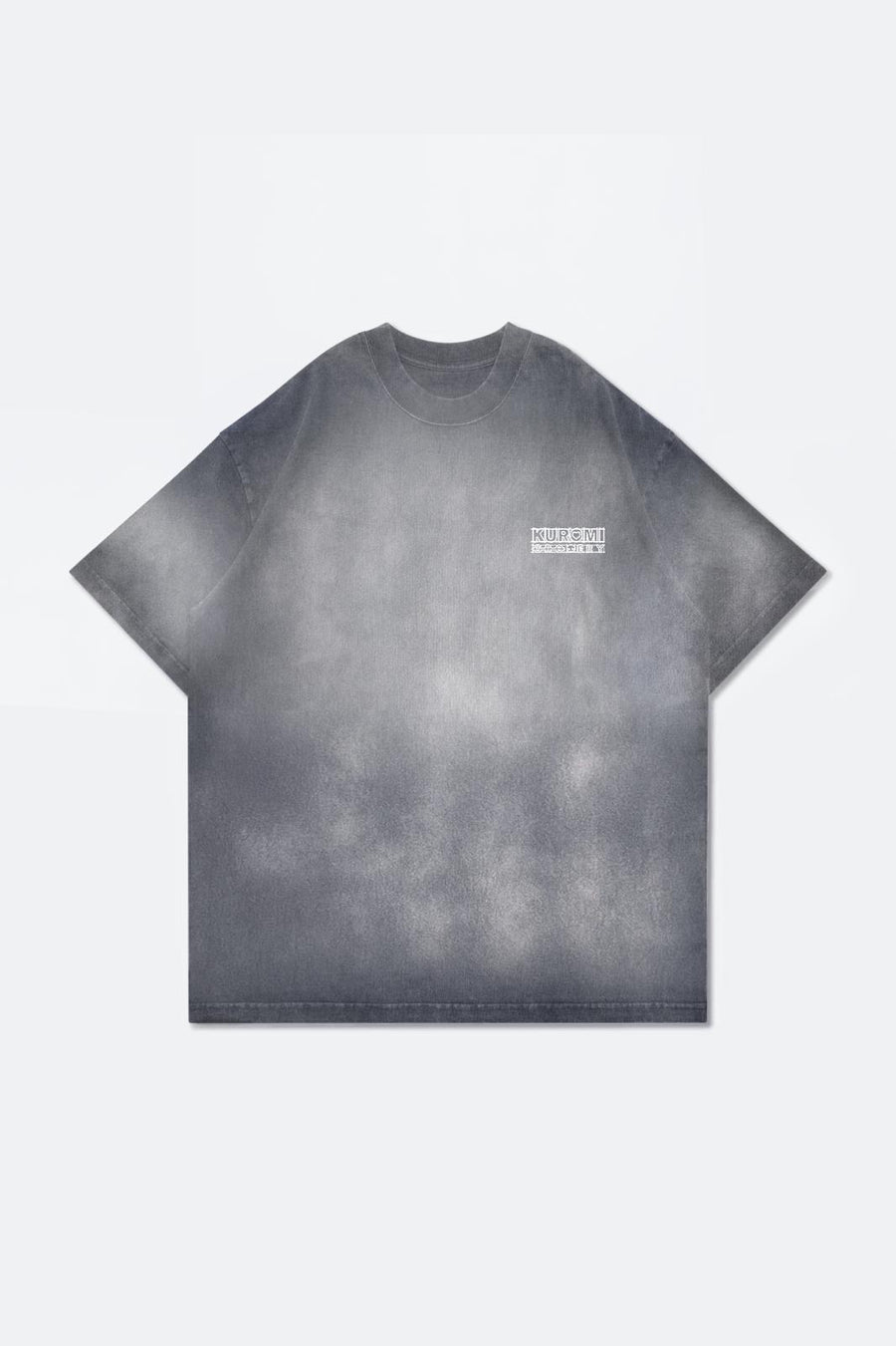 Sketch Kuromi Washed Graphic Tee Faded Black