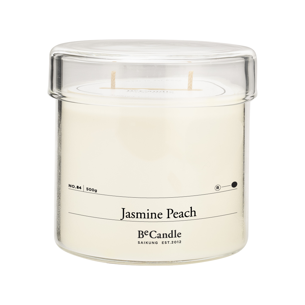 Scented Candle, 500g - No. 84 Jasmine Peach