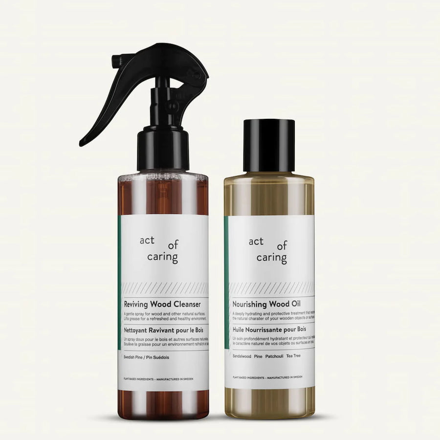 ACT OF CARING - Sandalwood The Wood Care Kit
