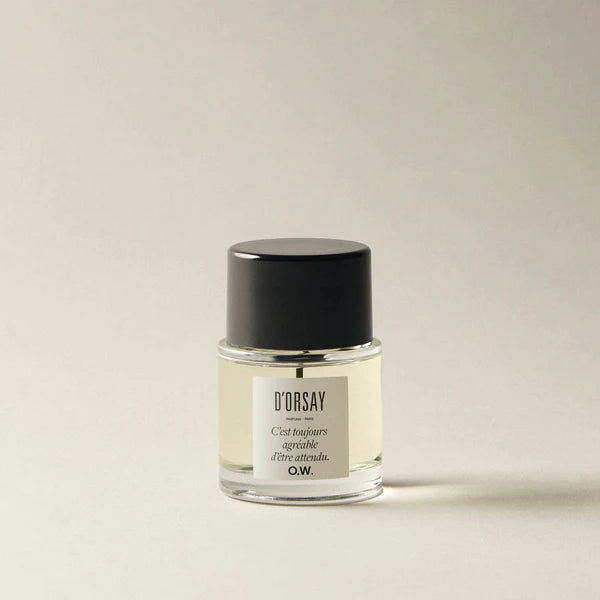 D'Orsay EXTRAITS DE PARFUM, C'EST TOUJOURS AGRÉABLE D'ÊTRE ATTENDU. O.W. EDP