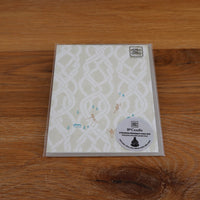 Scented Letterpress Christmas Card  - warmth - yarn