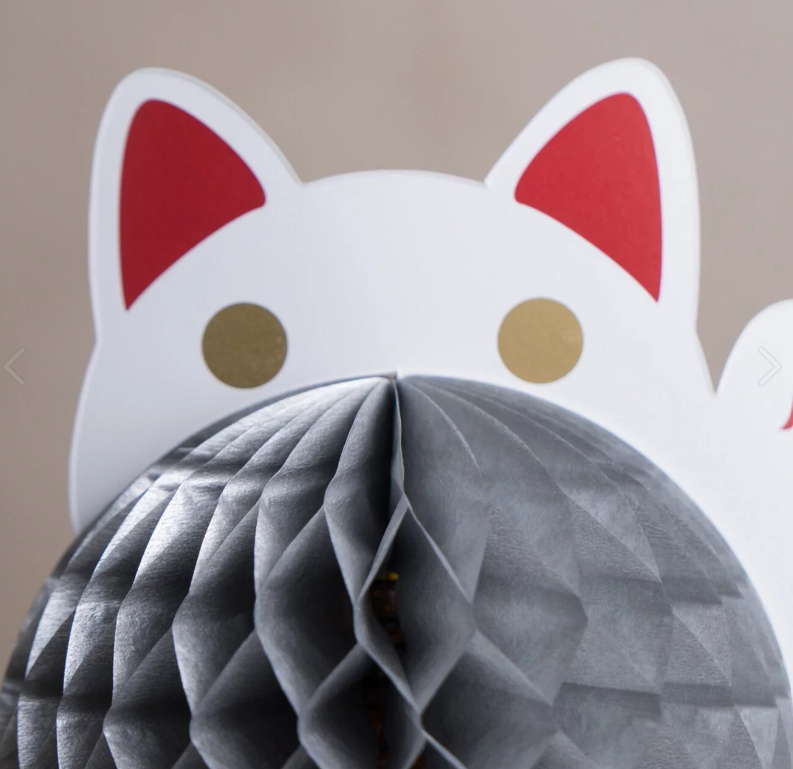 Pet-Friendly Fortune Cat Paper Diffuser Set 50ml - Cat Grass & Lavender