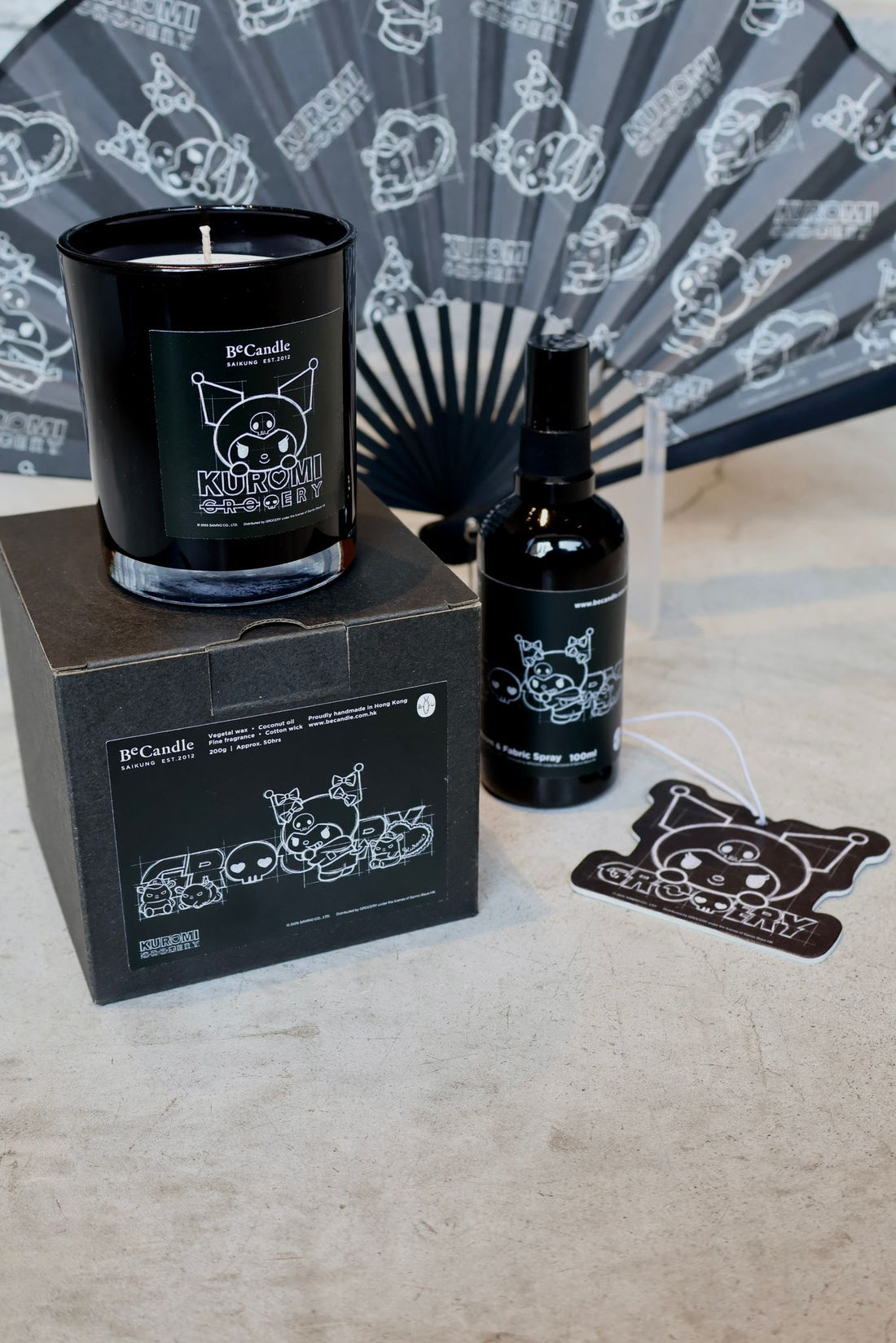 Kuromi Scented Candle - Ambrox Rose 200g