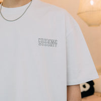 Sketch Kuromi Washed Graphic Tee White