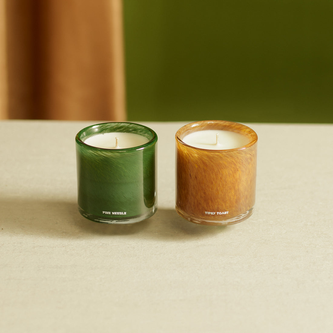 Candle Set of 2, 150g - Tipsy Toast & Pine Needle